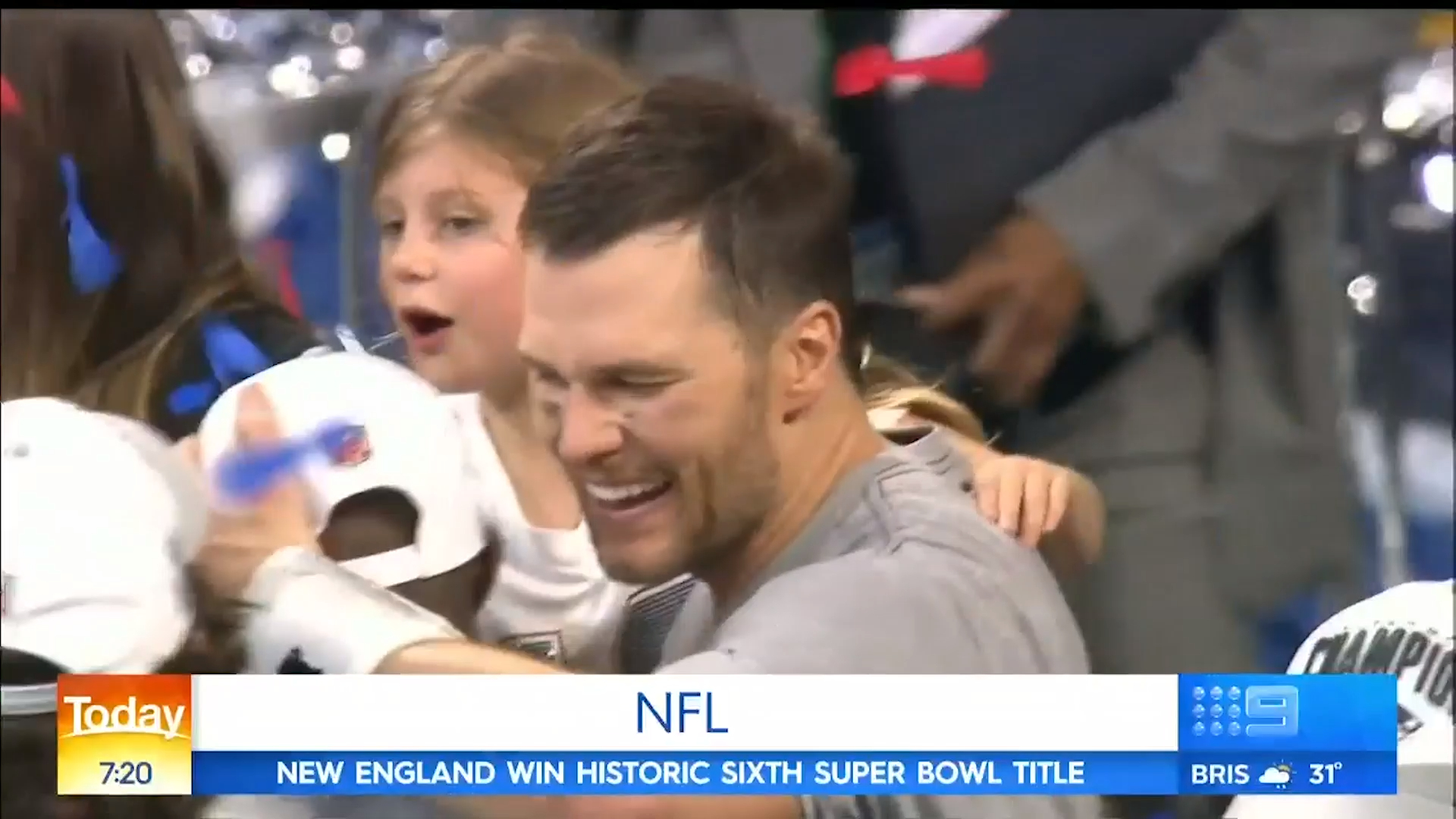 Patriots celebrate historic Super Bowl win