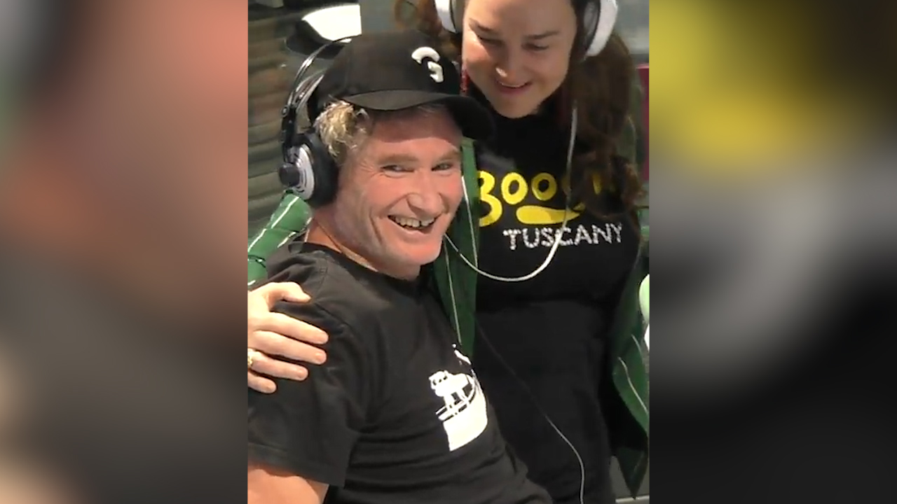 Kate Langbroek plays international prank on Dave 'Hughesy' Hughes