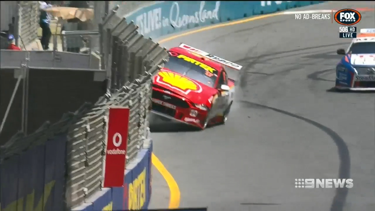 Gold Coast 600 marred by frightening crash