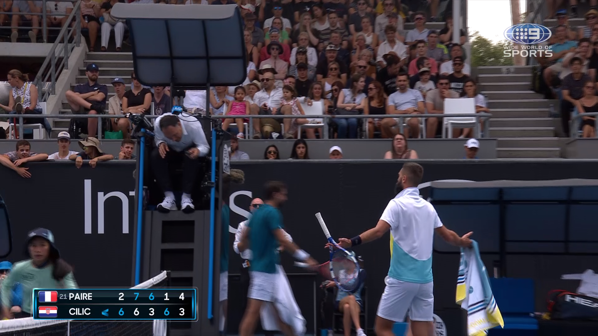 Benoit Paire's blow-up at the umpire