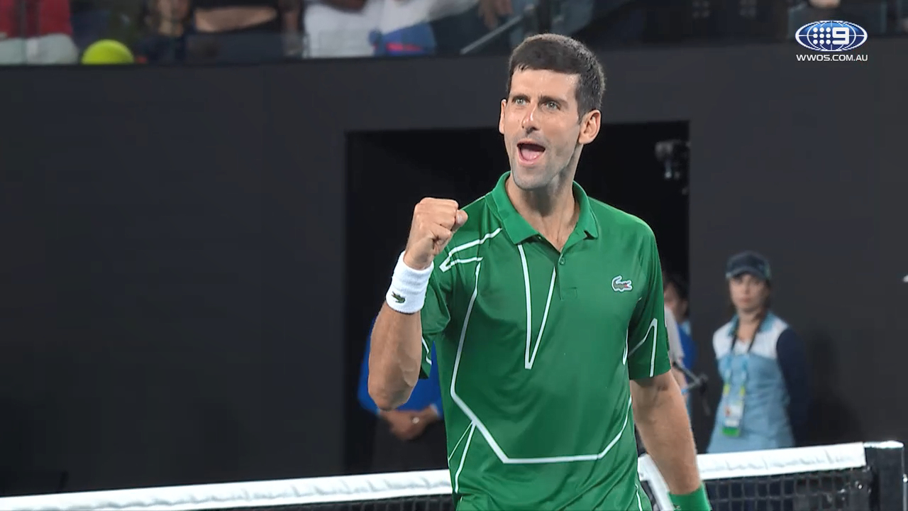 Novak Djokovic v Roger Federer: AO Highlights