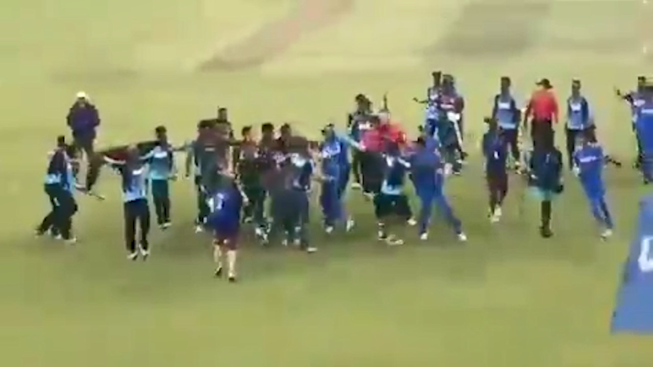 Five players banned after ugly ICC final brawl