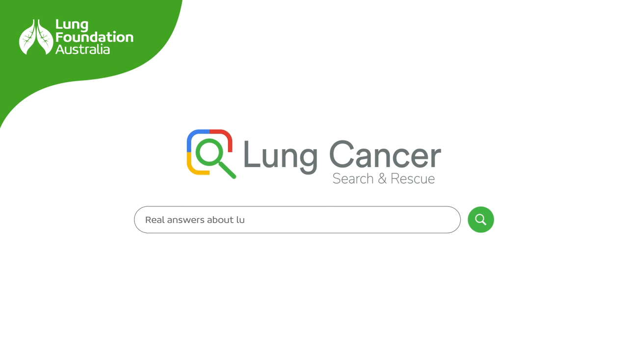 Lung Foundation Australia's new Lung Cancer Search and Rescue campaign