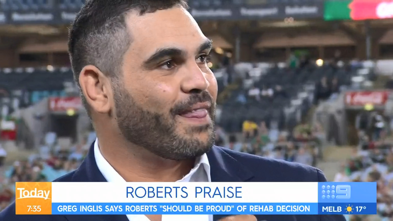 Inglis 'proud' of Roberts' rehab call