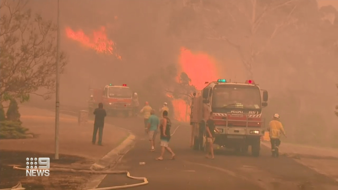 Climate change front-and-centre in bushfire commission - 9News
