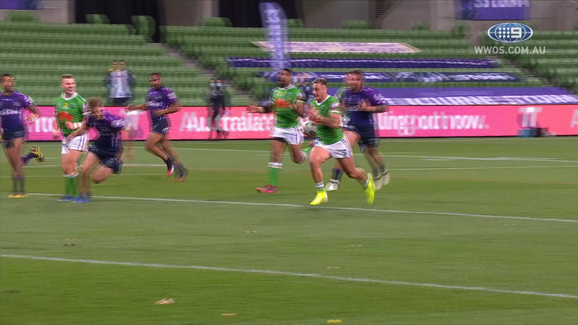 NRL Highlights: Storm v Raiders - Round 3