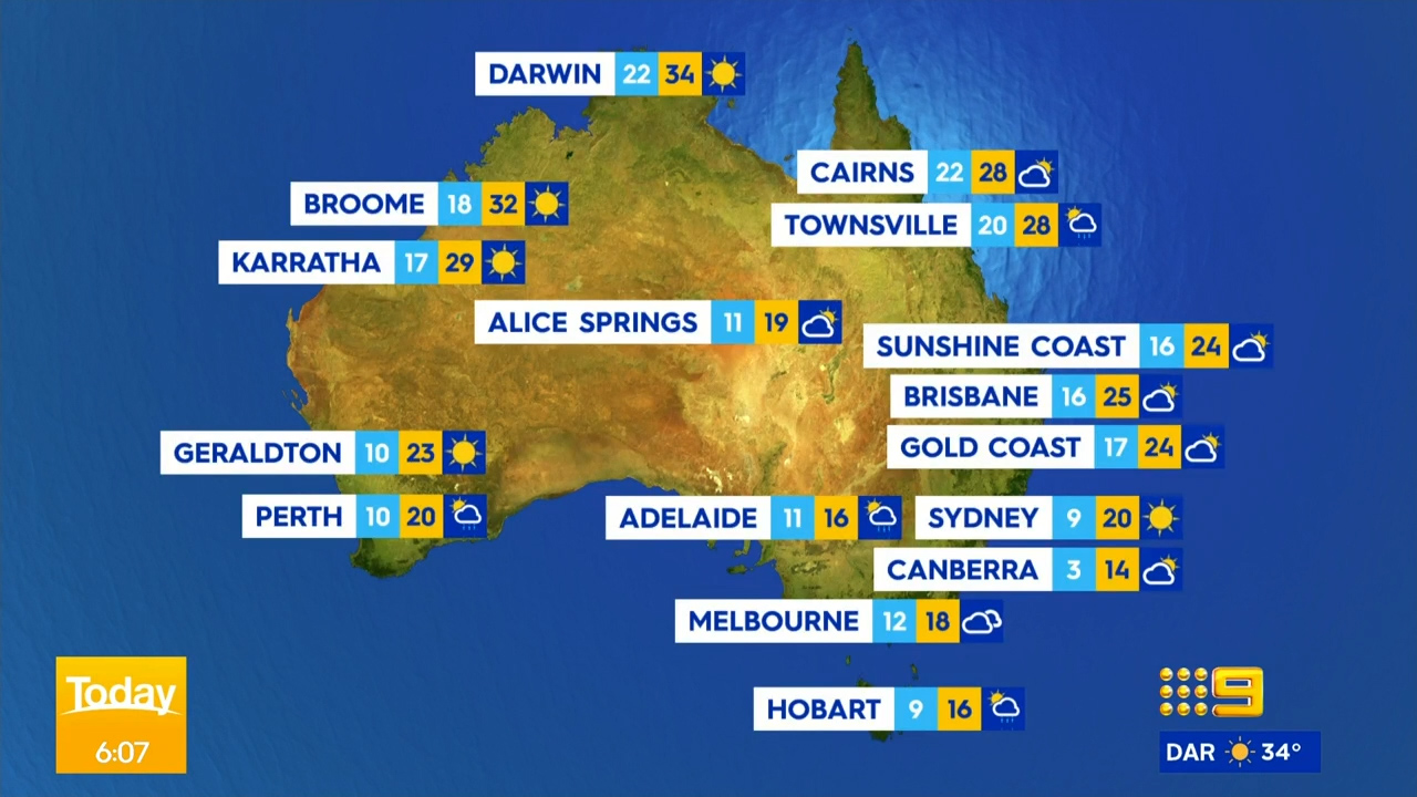 Weather forecast Australia Winter snows expected as Australia