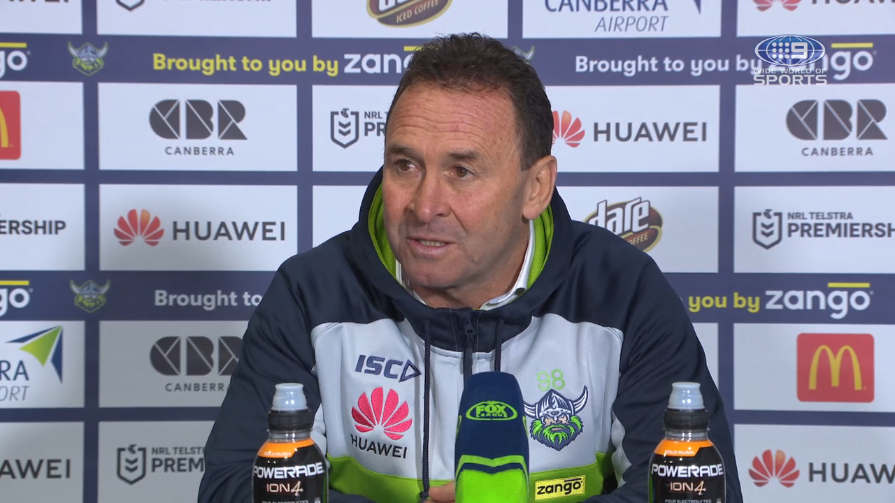 Raiders v Dragons Round 8: Presser - Ricky Stuart