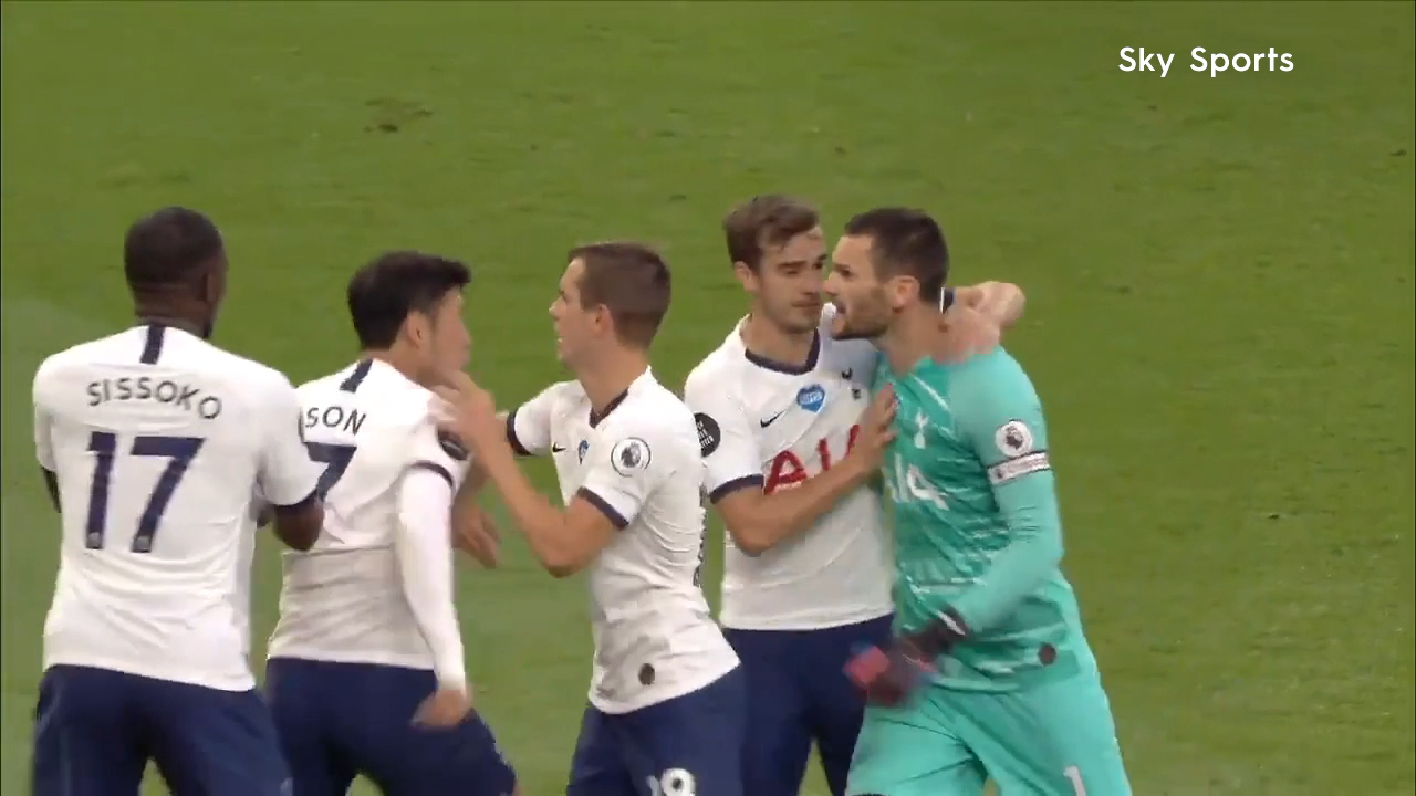 Tottenham stars Lloris and Son clash