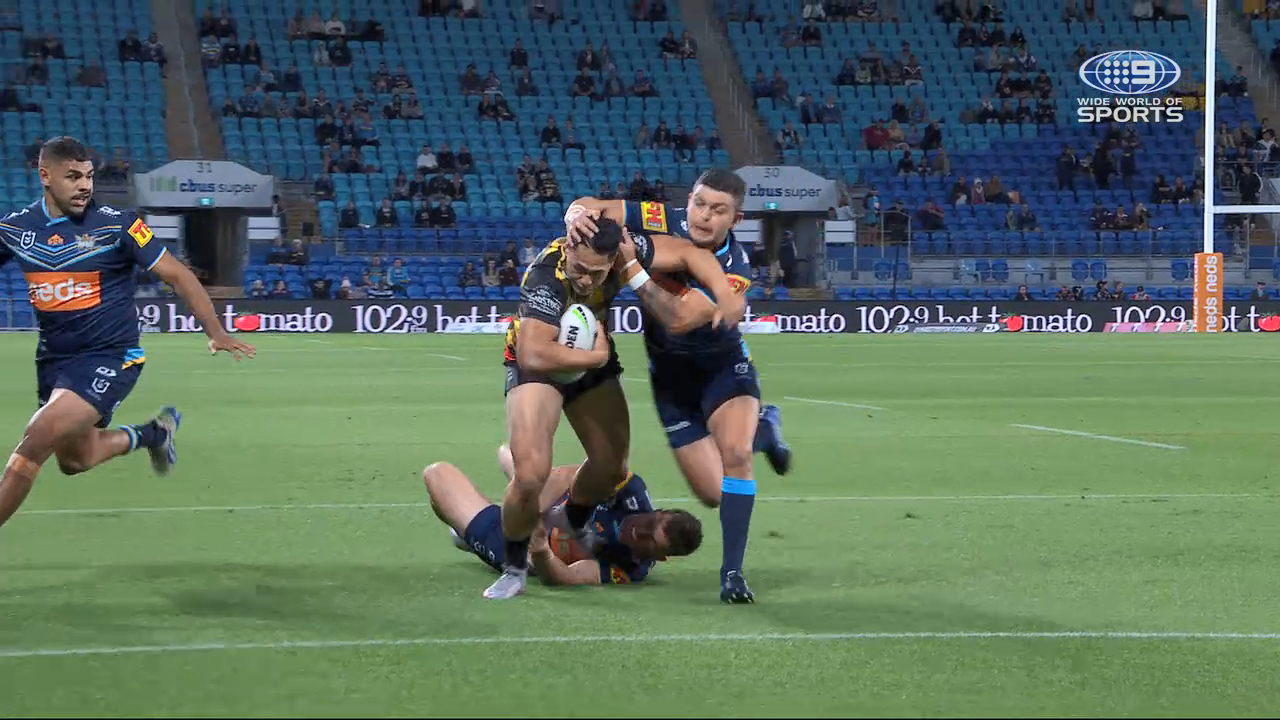 NRL Highlights: Titans v Warriors - Round 9