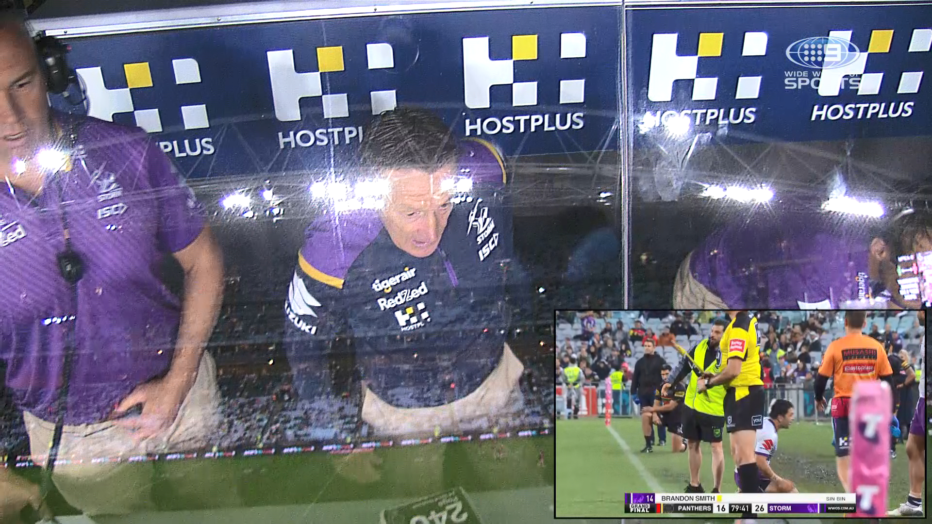 Ride the last six minutes of the NRL Grand Final with Craig Bellamy