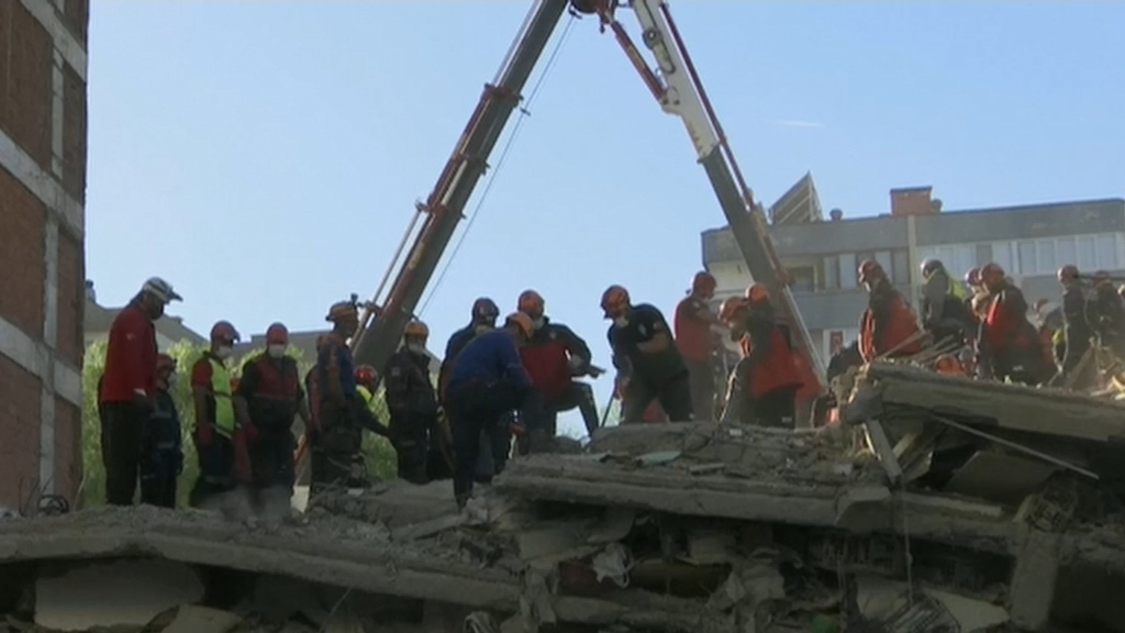 Search is underway to find survivors in Turkey and Greece after the earthquake