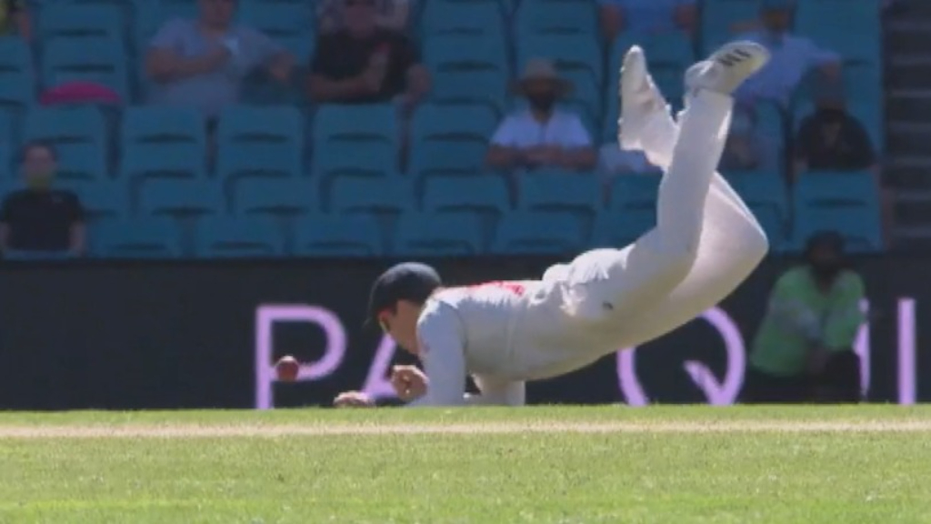 Ashwin reprieved as Abbott grasses catch