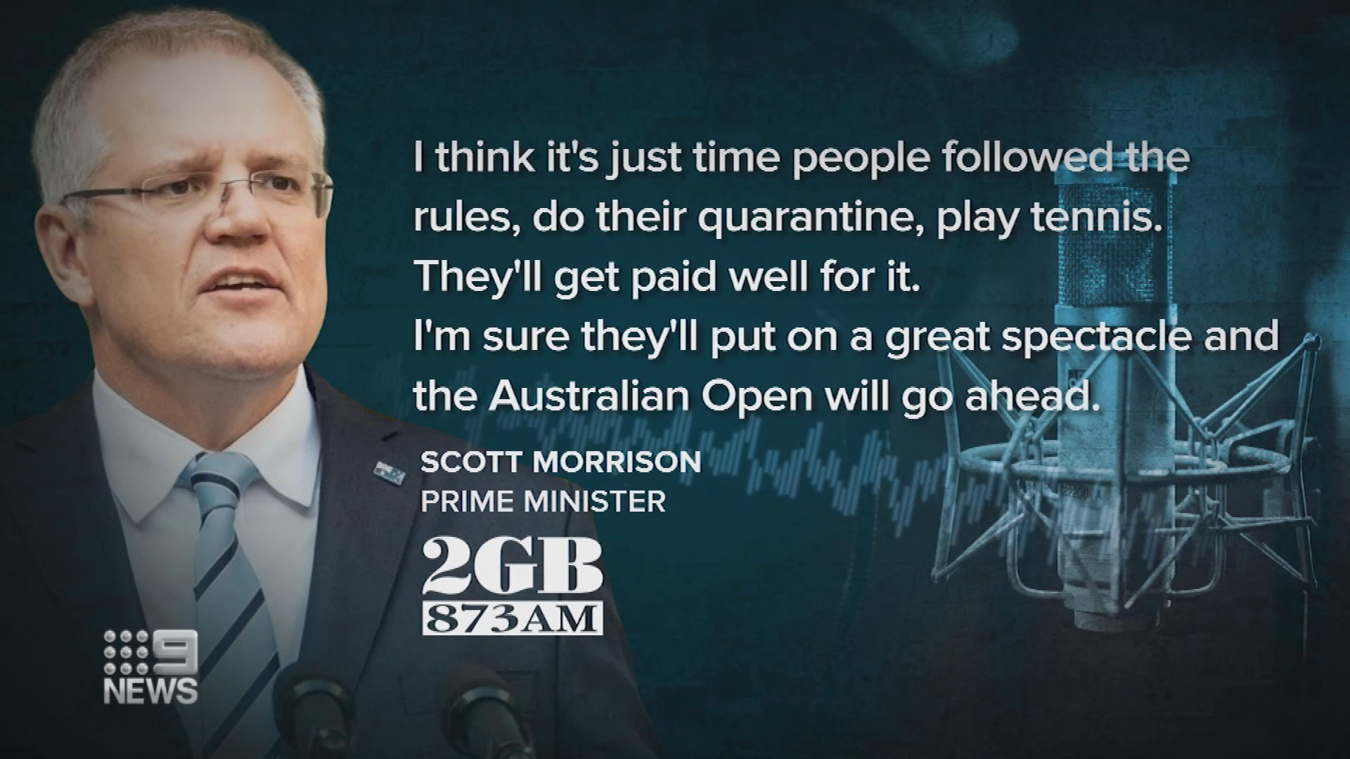 Prime Minister urges caution as Australian Open players begin training