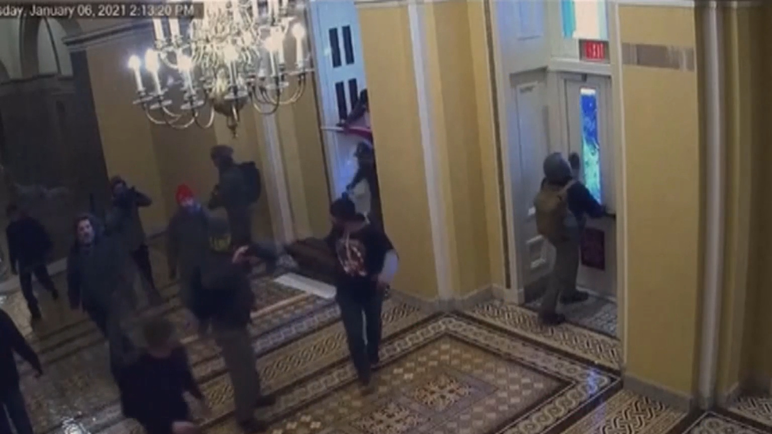 House managers air new violent Capitol security footage