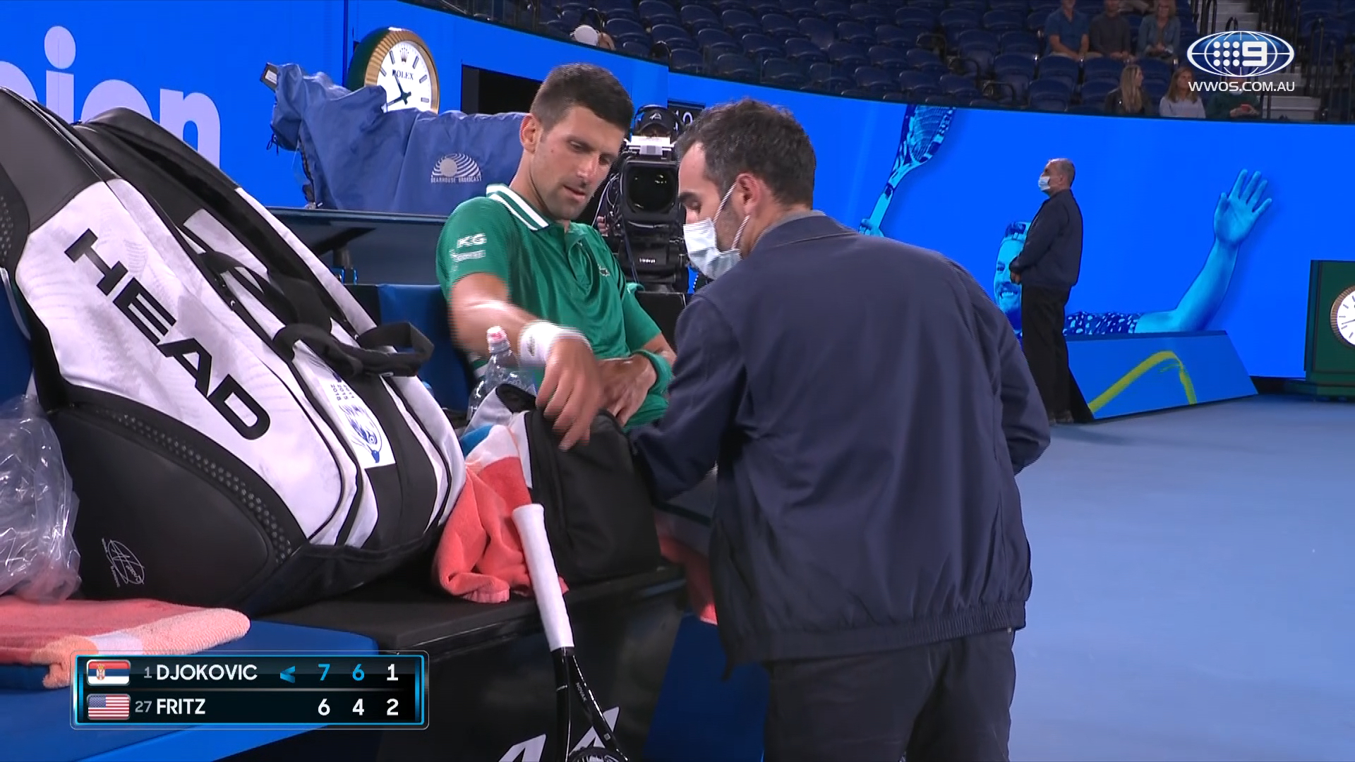 Australian Open: Novak Djokovic v Taylor Fritz