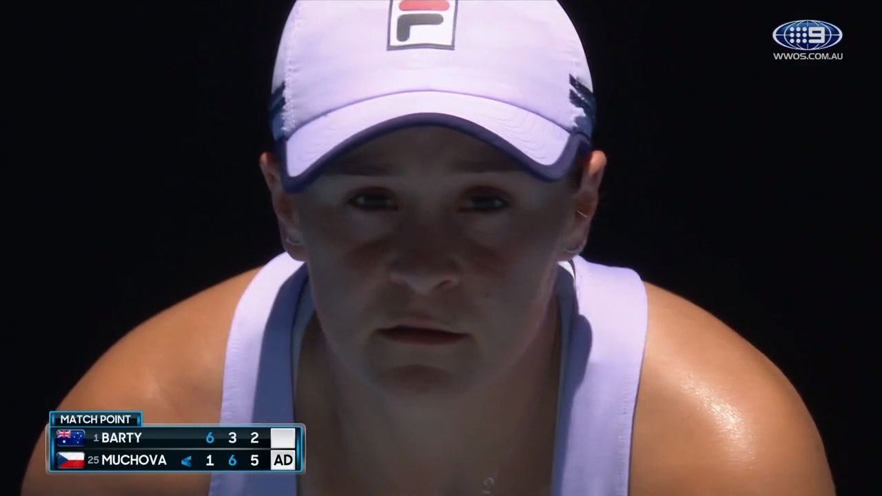 Barty stunned by Muchova