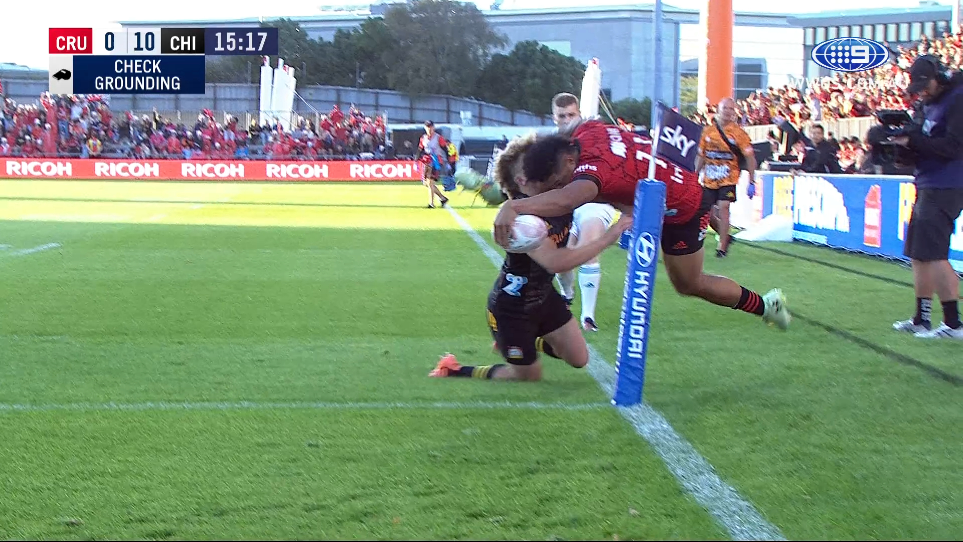 Freakish finish from Crusaders winger