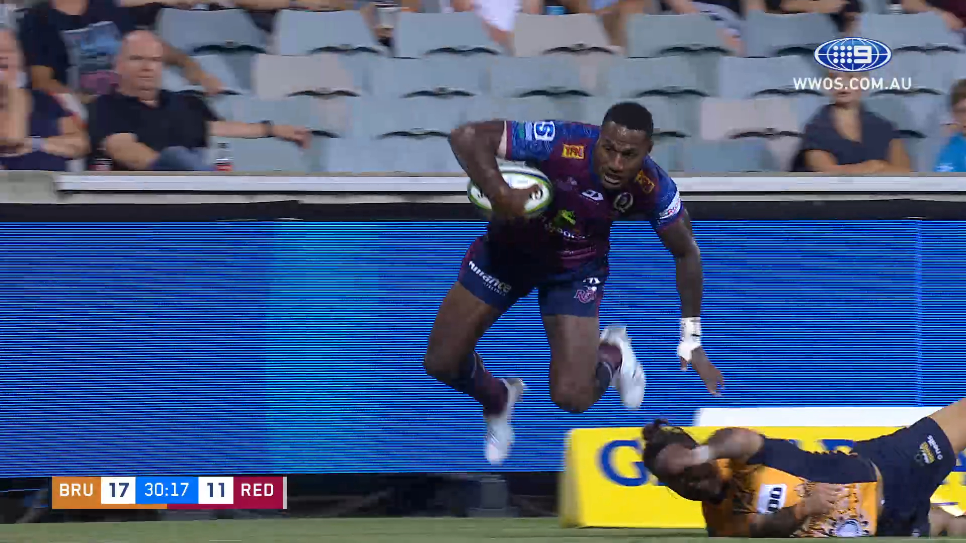 Vunivalu's first Super Rugby try