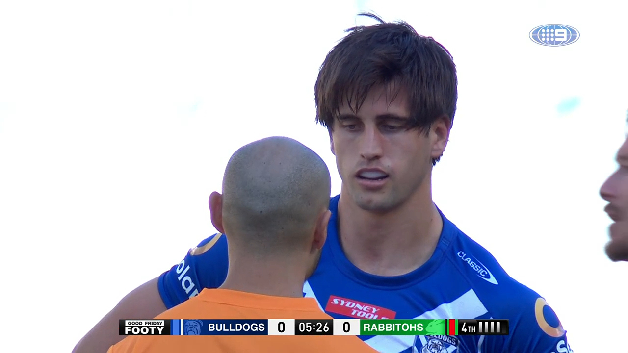 Confusion as Lachlan Lewis remains on the field following head knock