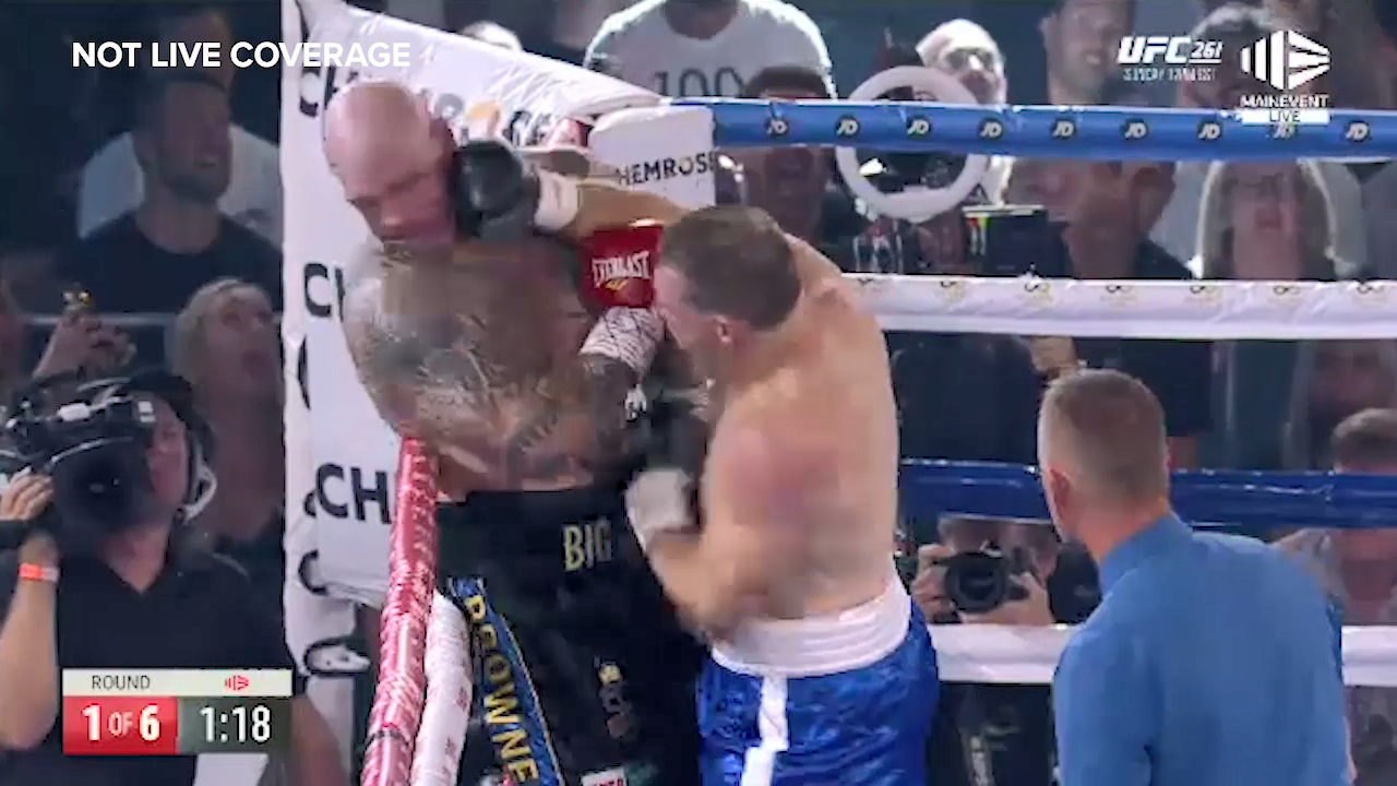 Gallen downs Browne in first round