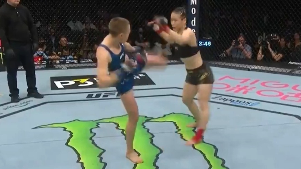 Namajunas KOs Zhang to regain UFC title