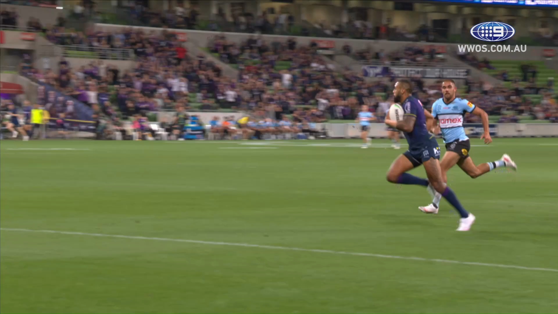 NRL Highlights: Storm rally in the second half to blowout the Sharks - Round 8