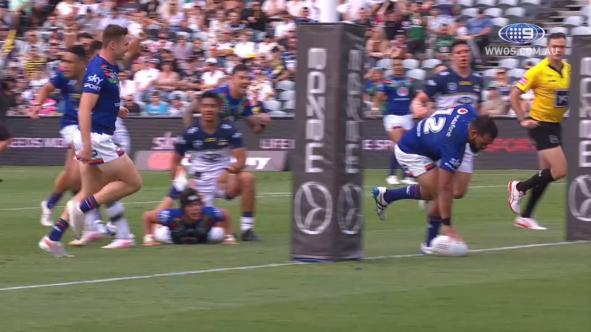 NRL Highlights: The Warriors outlast a valiant effort from the Cowboys - Round 8