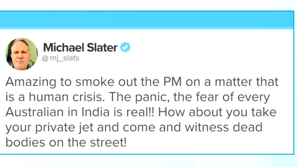 Agriculture Minister calls cricket commentator Michael Slater ‘a spoiled prat'