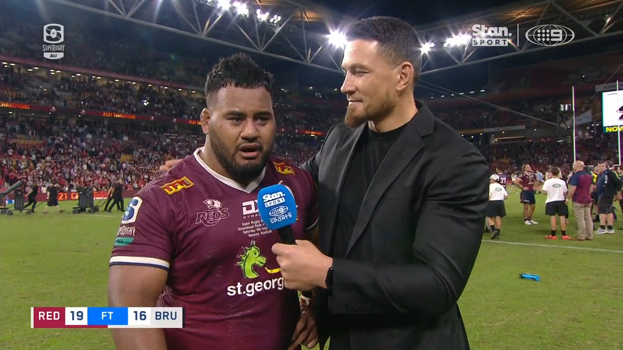 Tupou's emotional Mother's Day interview
