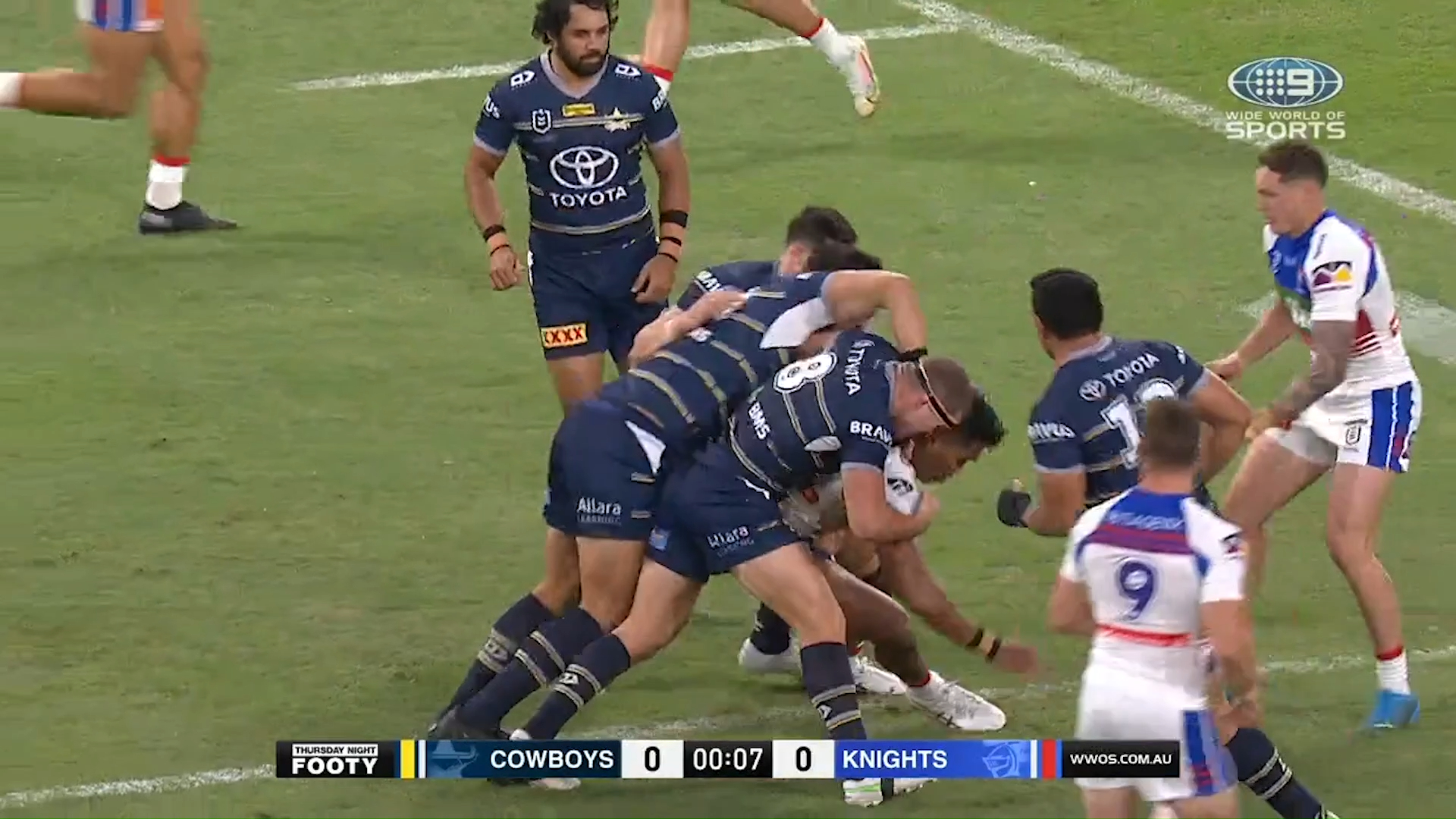 NRL Highlights: The Cowboys charge through the Knights in Townsville - Round 11