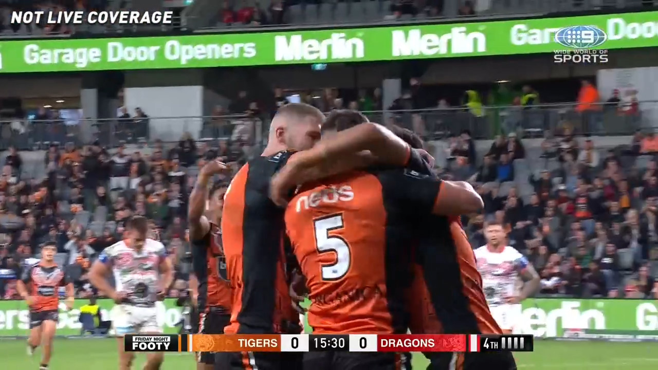 Roberts strikes first for Wests Tigers