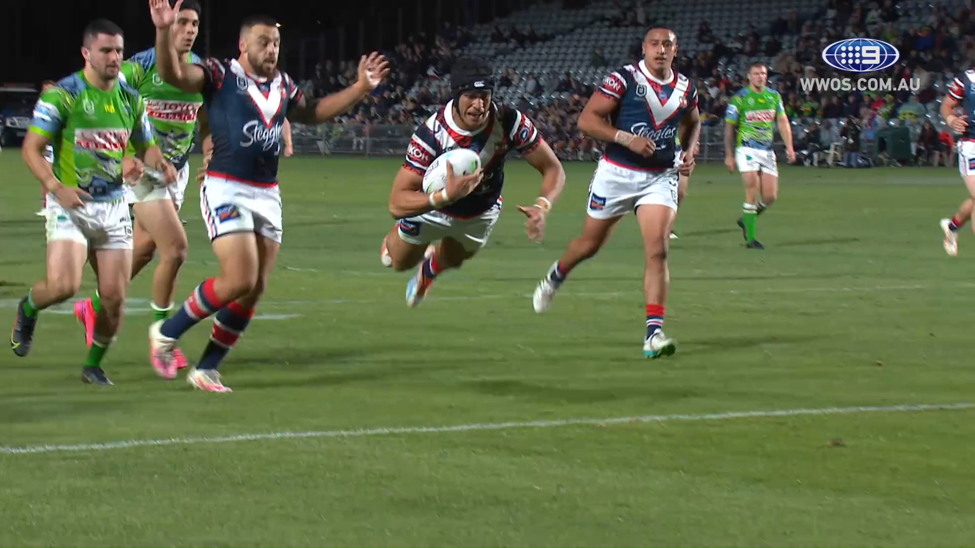 NRL Highlights: The Roosters roll the Raiders in 60 point blowout  - Round 12