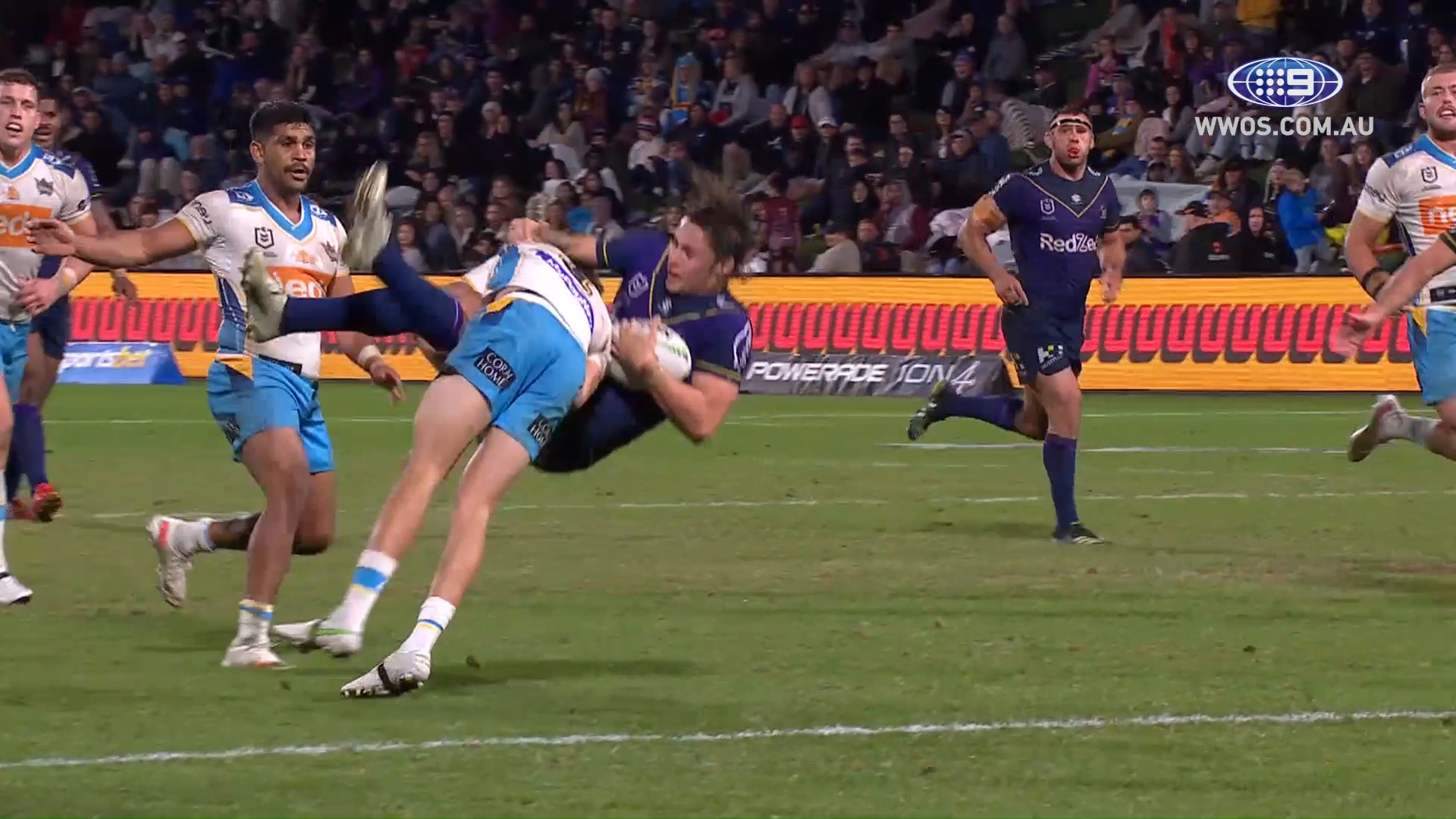 NRL Highlights: The Storm edges the Titans in last seconds - Round 13