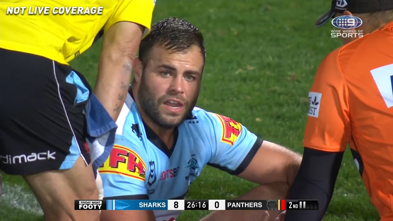 Sharks skipper Wade Graham suffers another head knock