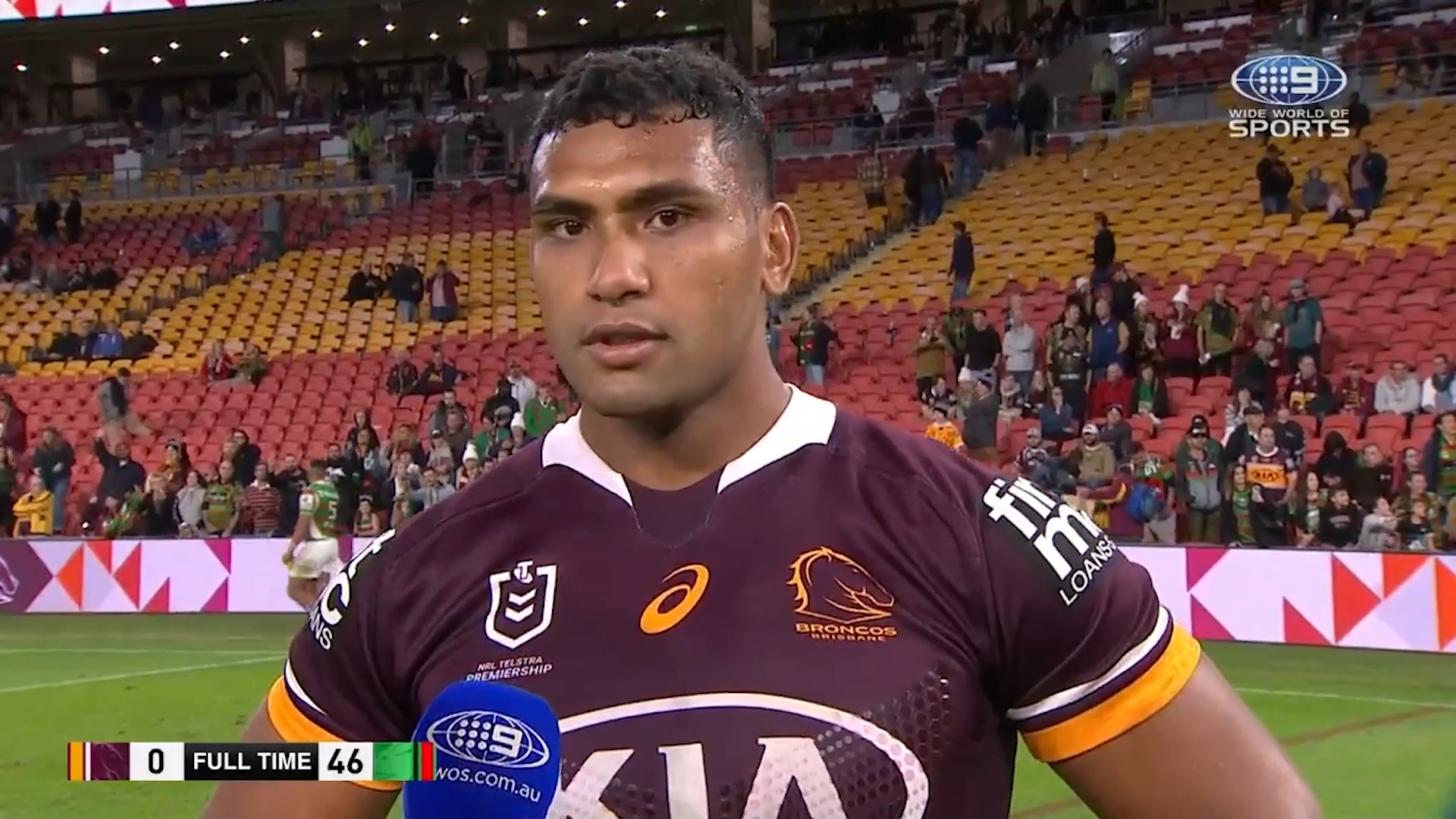 Pangai speaks post-game on his contract drama