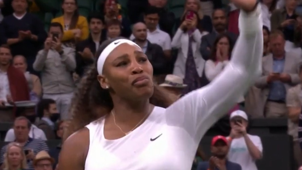 Serena Williams retires hurt from Wimbledon