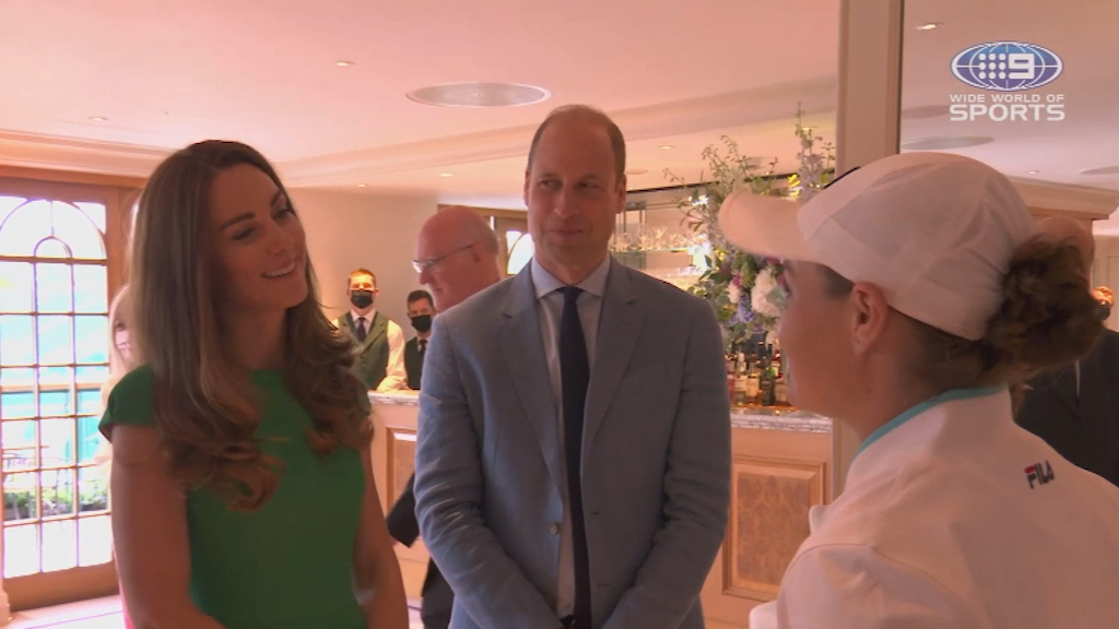 Ash Barty's exclusive royal meeting following Wimbledon win