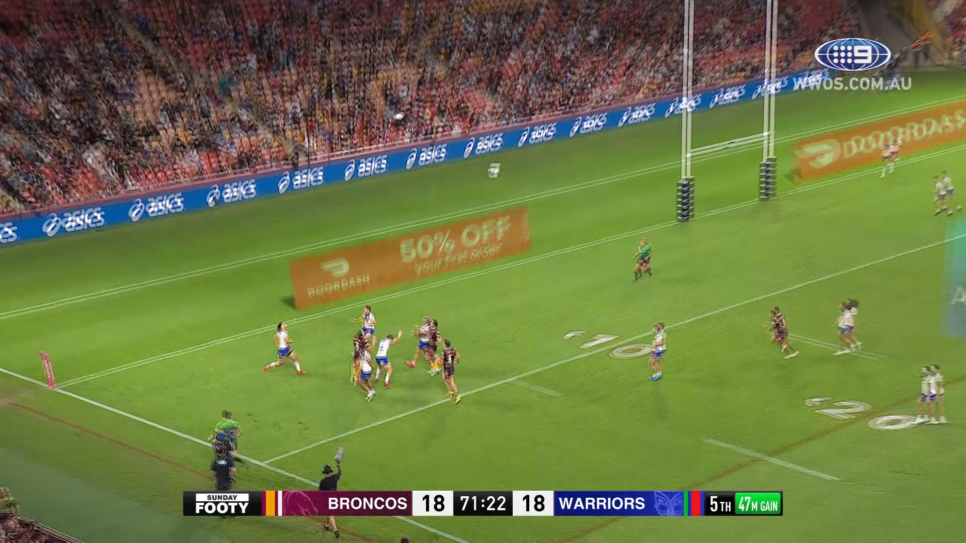 NRL Highlights: The Broncos survive a late surge by the Warriors in a thriller - Round 23