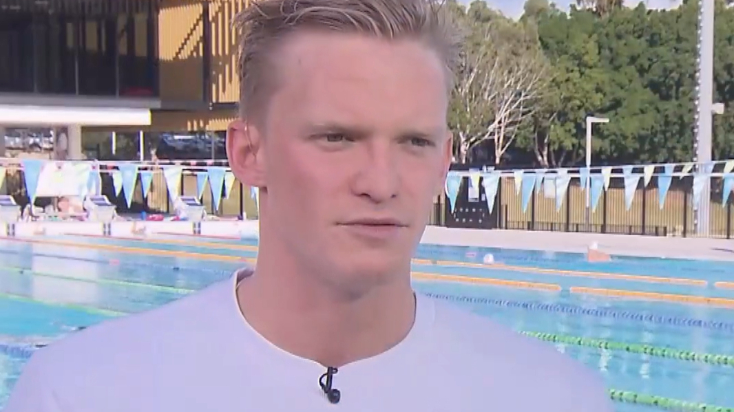 Cody Simpson speaks on his goals in the pool