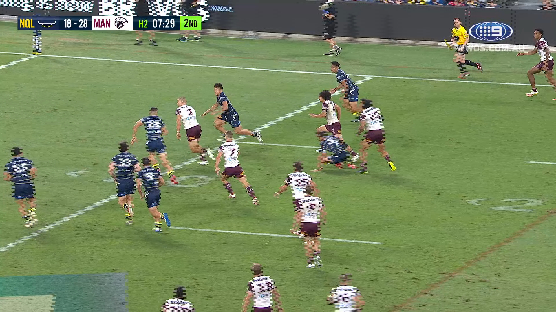 NRL Highlights: Manly secure a top 4 finish with a win over the Cowboys - Round 25