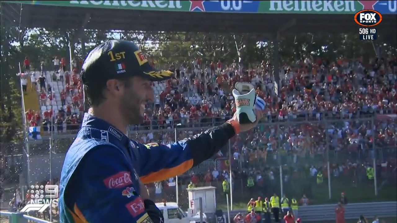 Ricciardo's sweet taste of F1 victory