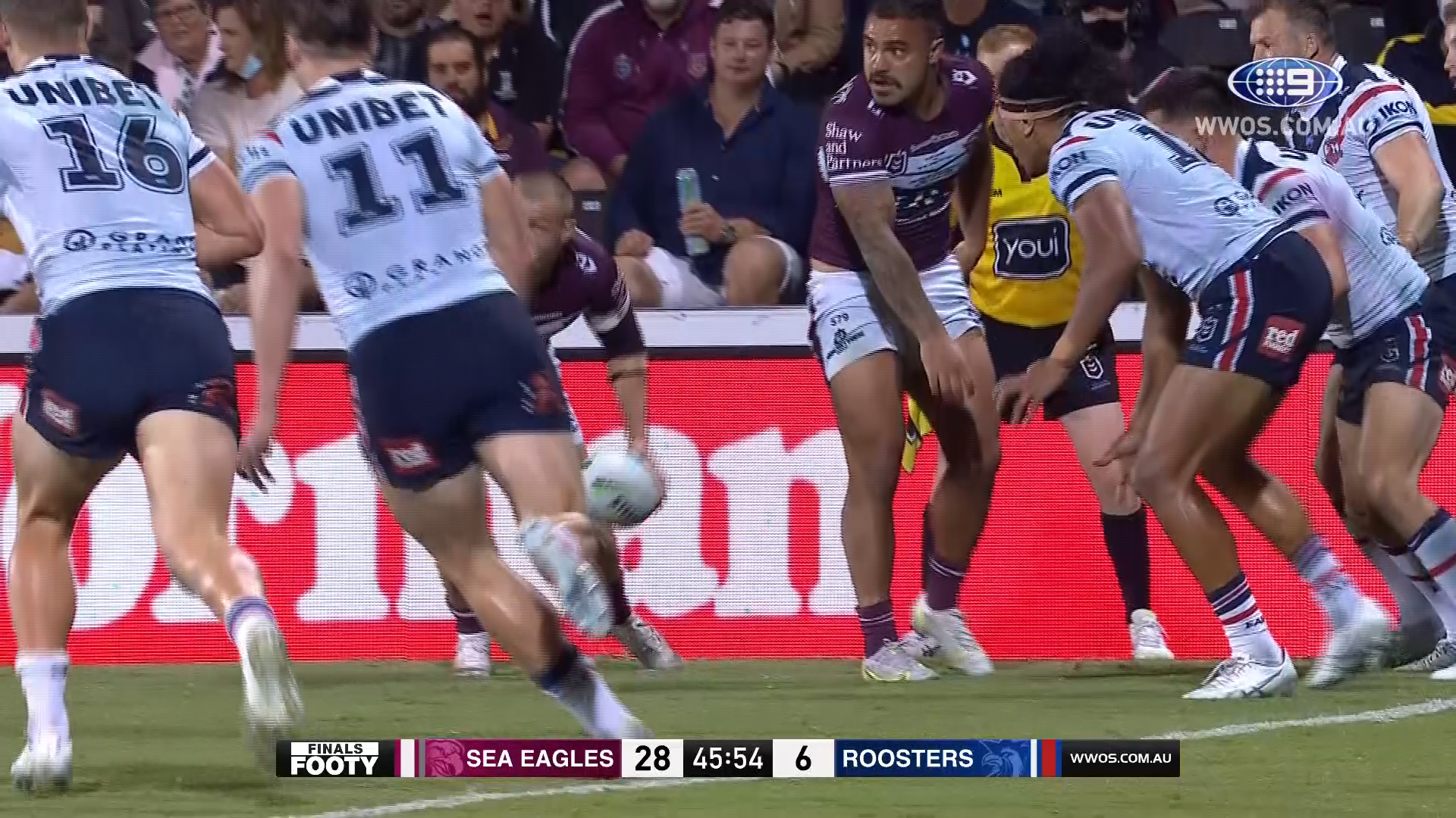 NRL Highlights: The Sea Eagles eliminate the Roosters in a blowout - Semi Finals