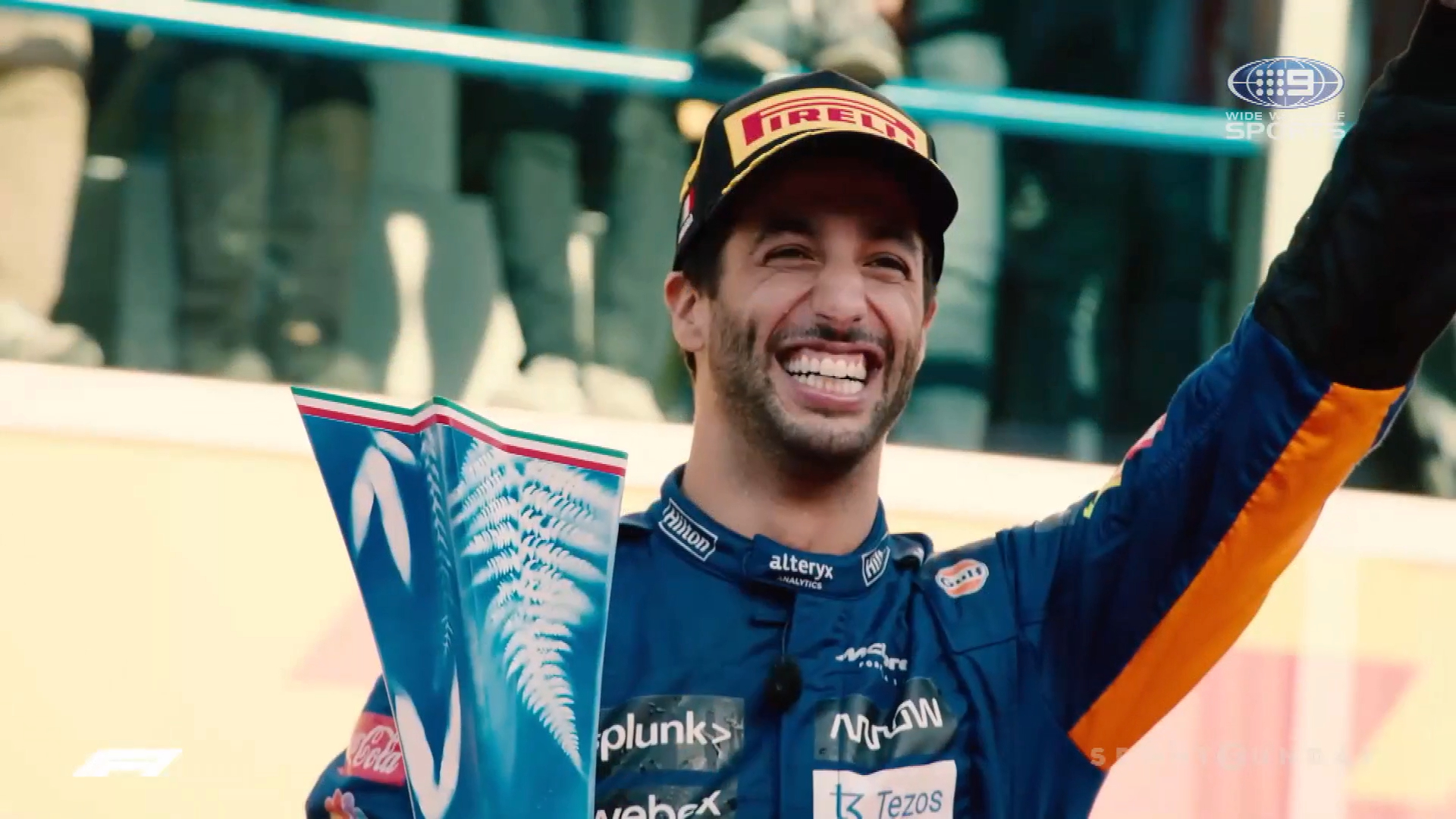 How Ricciardo ranks Monza victory among career wins