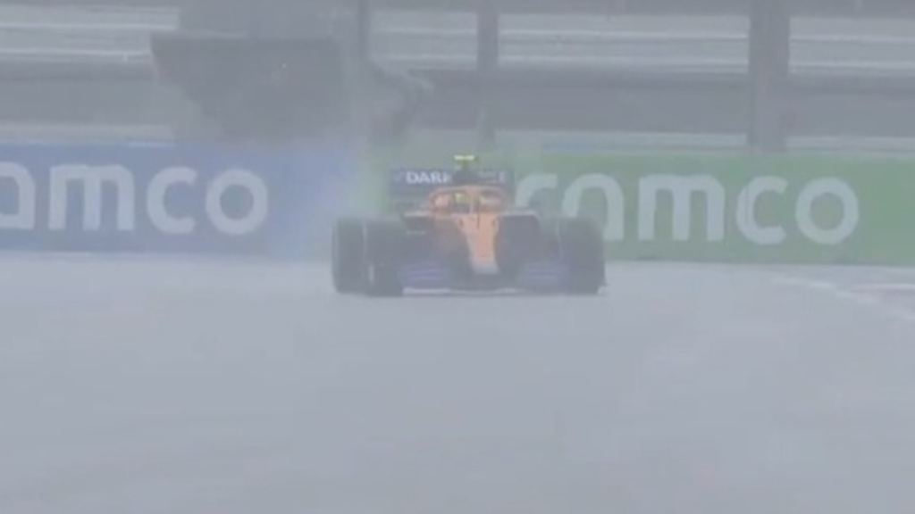 Rain in Russia a disaster for Norris