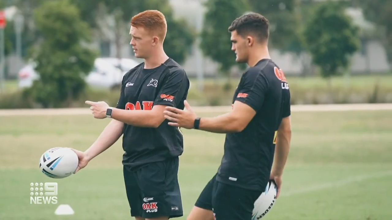 The College punter who helped Penrith's Nathan Cleary