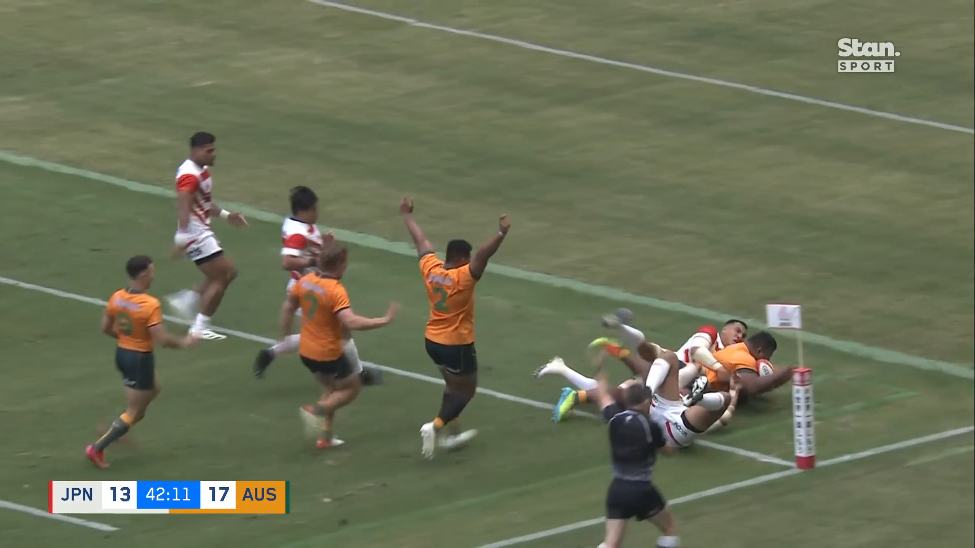 Tupou strikes from slick move