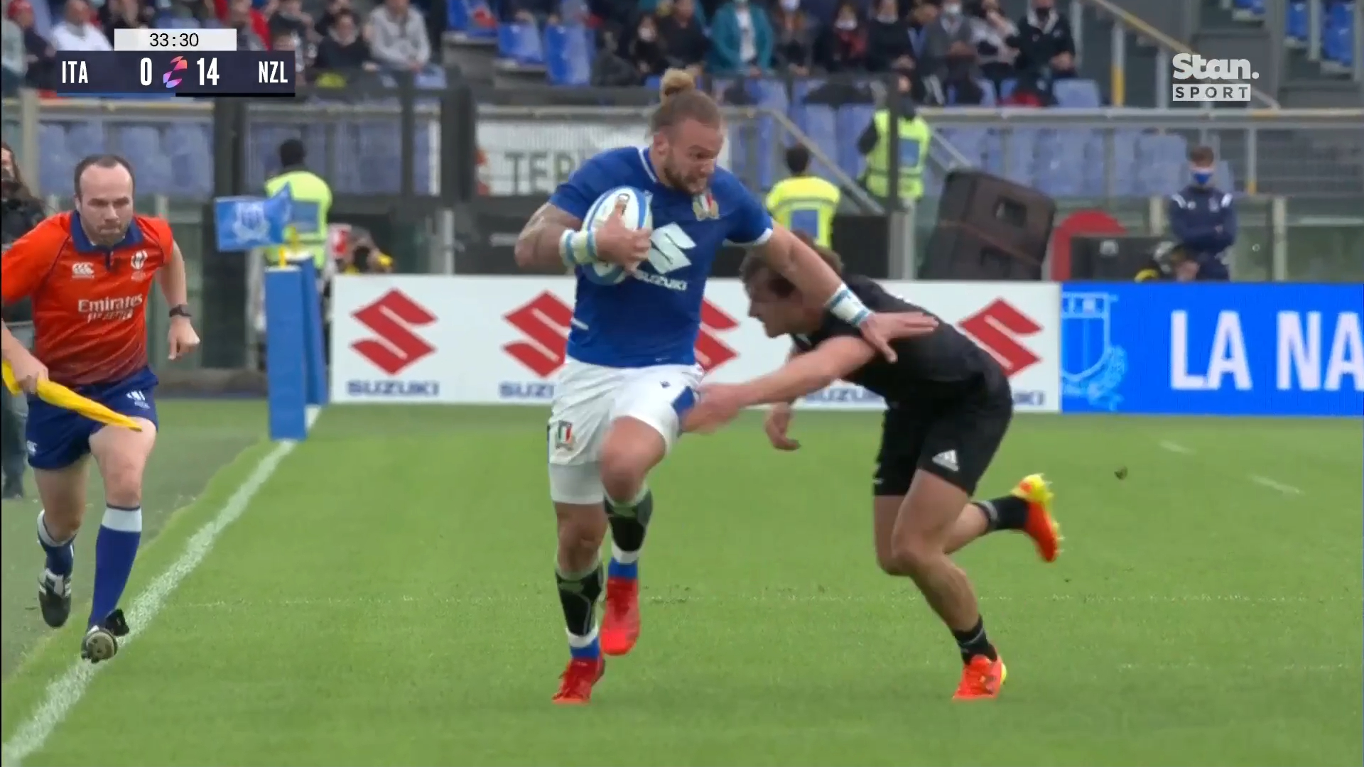 Autumn Nations Series highlights: Italy vs New Zealand