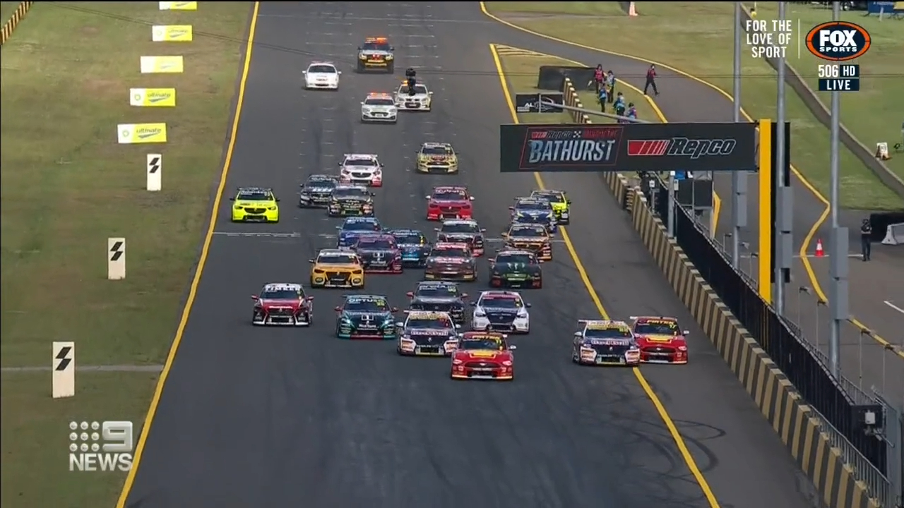 Supercars rivalry spills onto track