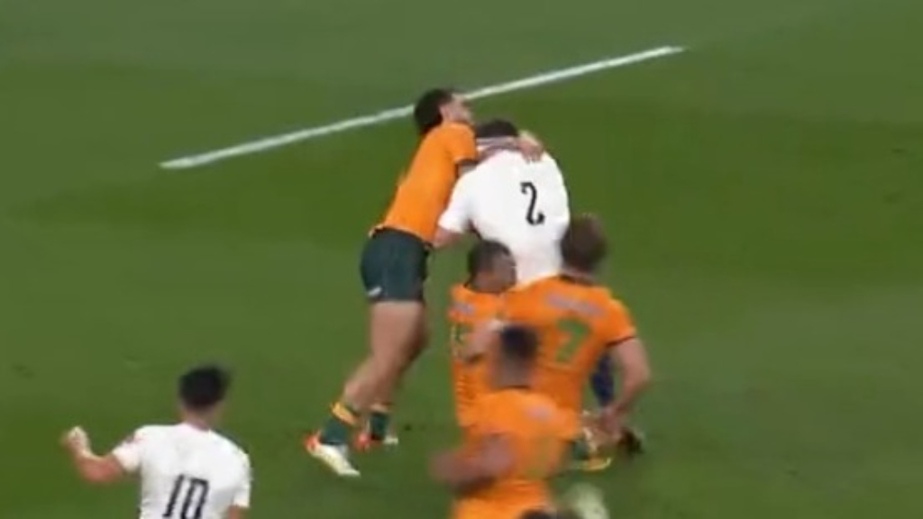 Wallabies winger cops yellow card